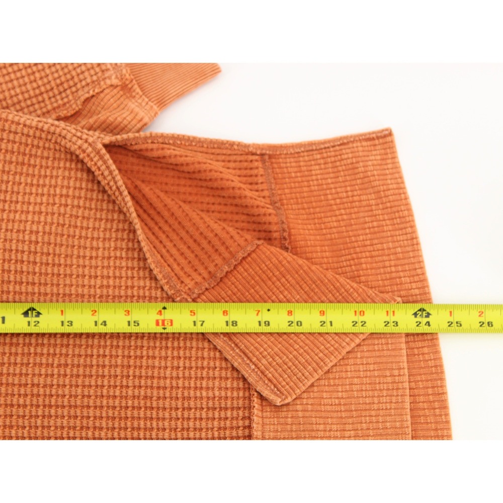 American Eagle Thermal Top This Feels Seriously Lived-In XS Terracotta NEW NWT - Picture 11 of 13